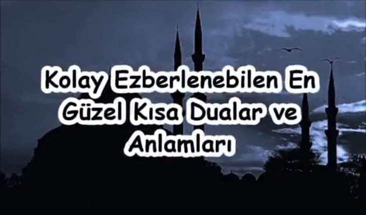 kısa dualar