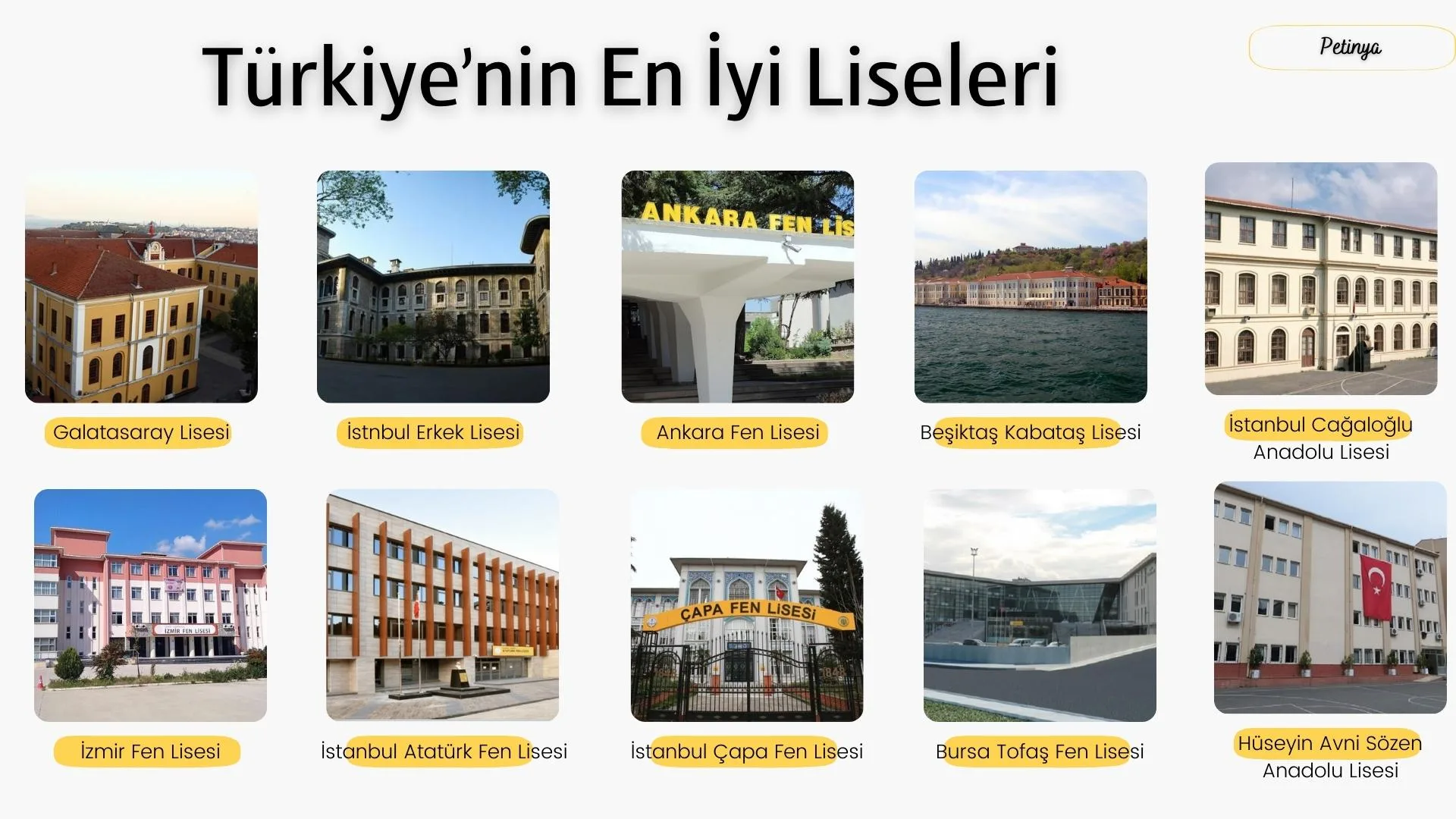 en iyi liseler