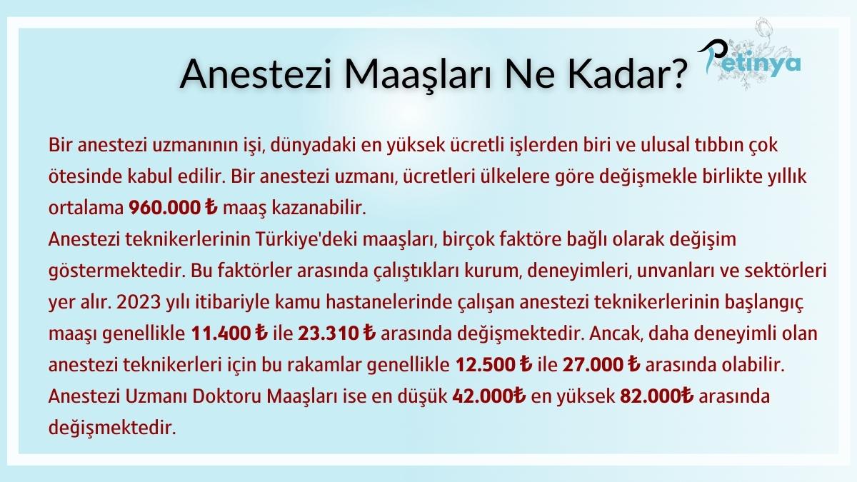 anestezi-maasi Anestezi Maaşları Ne Kadar
