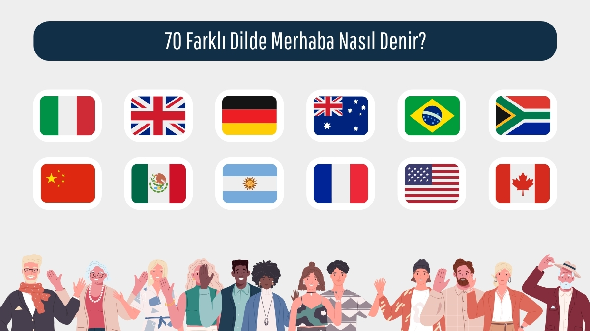70 farkli dilde merhaba nasil denir